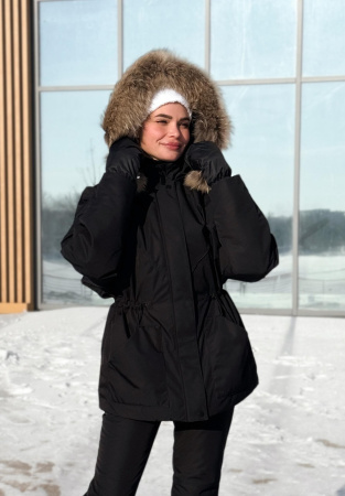 Демисезонная женская куртка Чёрный