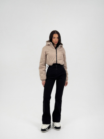 Демисезонный женский горнолыжный комбинезон Латте