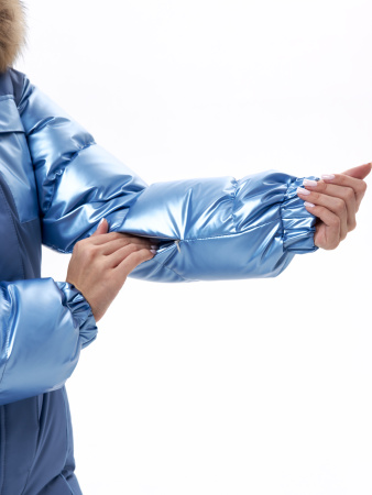 Комбинезон женский зимний Бонклер  Васильковый