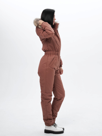 Комбинезон женский зимний Приталенный Макарун