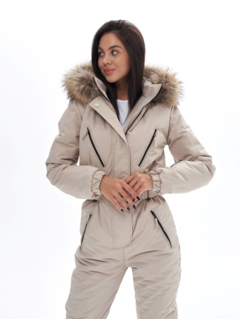 Комбинезон женский зимний Престиж Кремовый